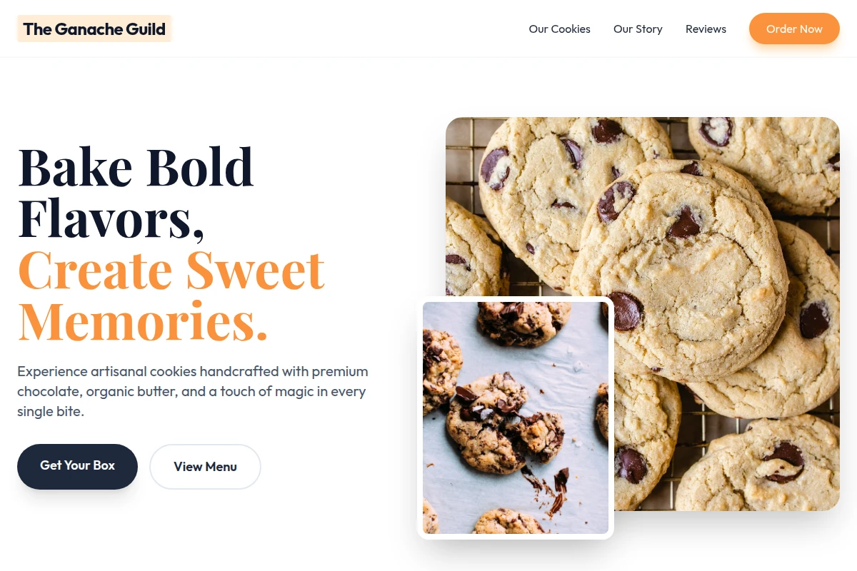 Menu Cookie